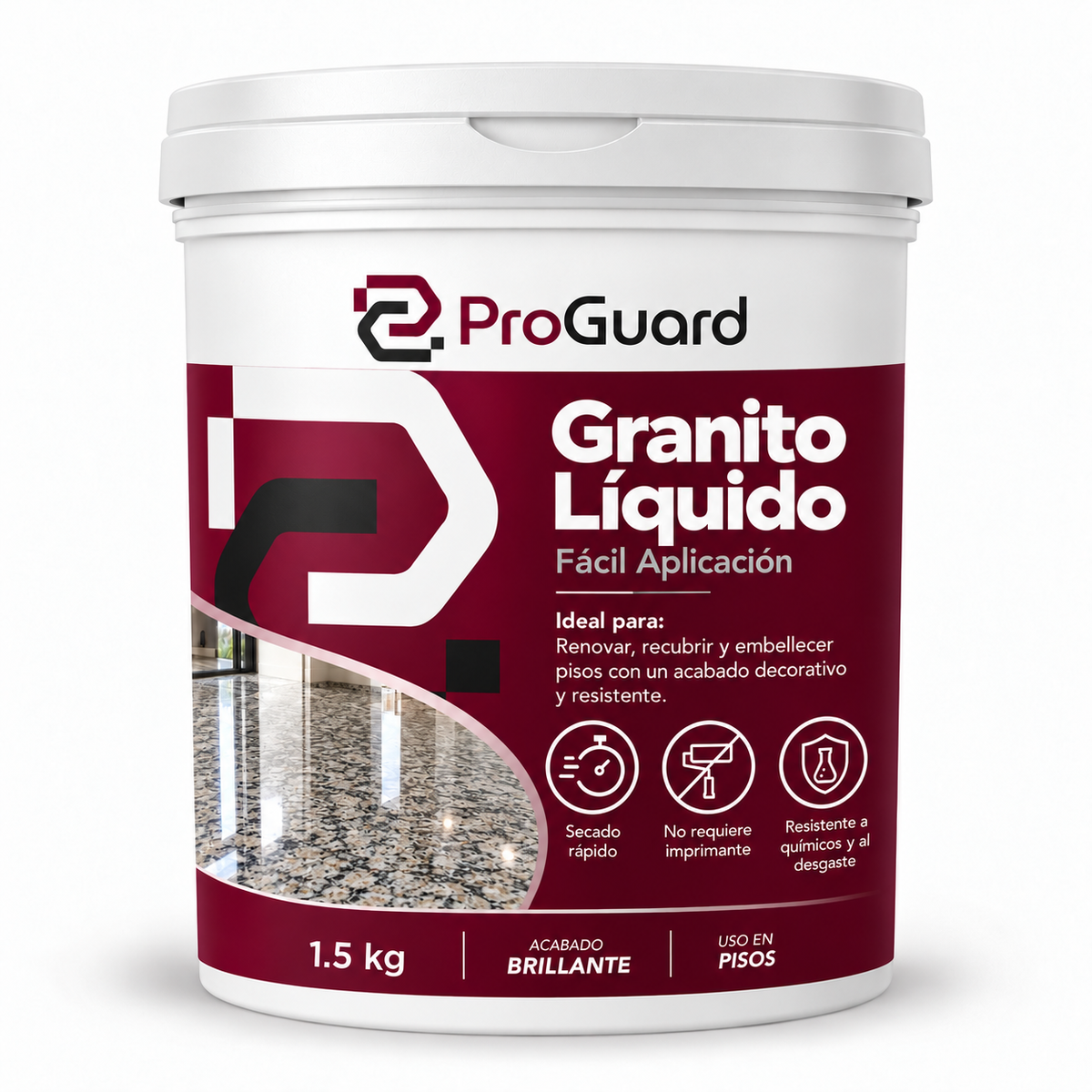 Granito líquido - Alta resistencia I Acabado brillante