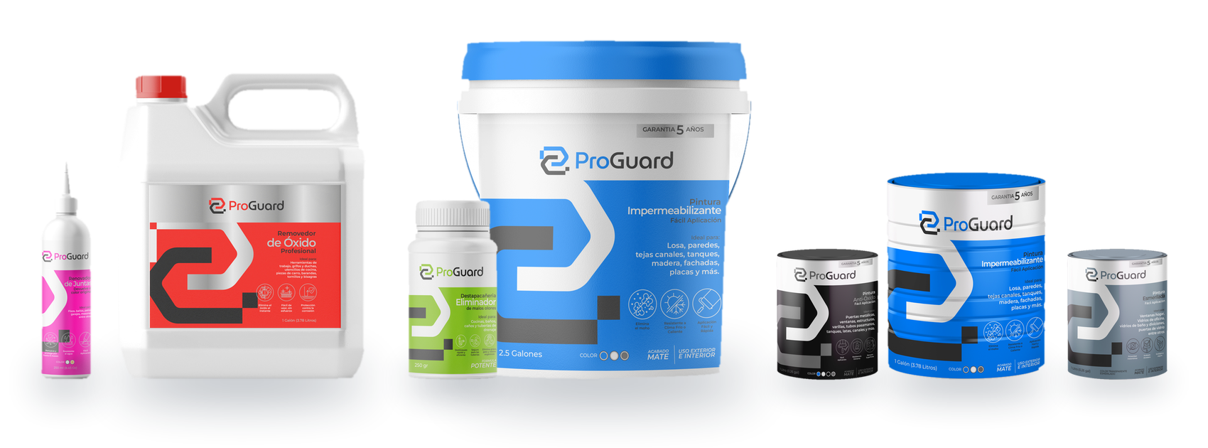 Línea completa de productos ProGuard