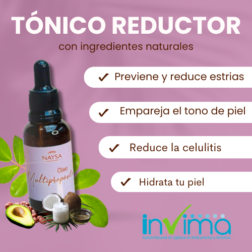 TÓNICO REDUCTOR DE ESTRIAS Y CELULITIS