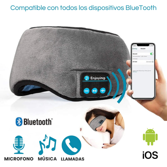 Banda para dormir RelaxSound™ + Musica BLUETOOH + Anti estrés