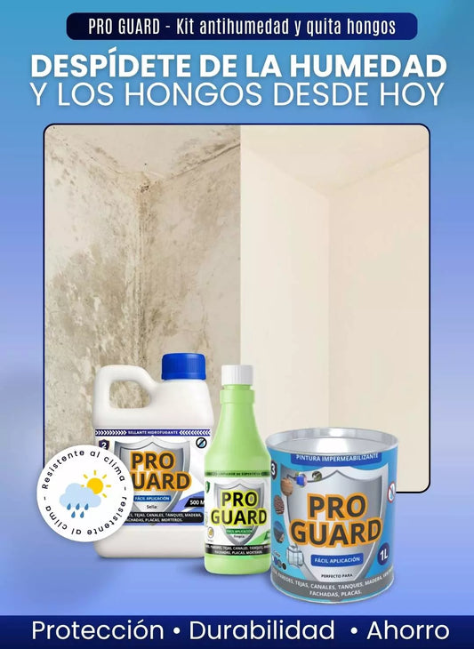PRO GUARD - Kit antihumedad y quita hongos