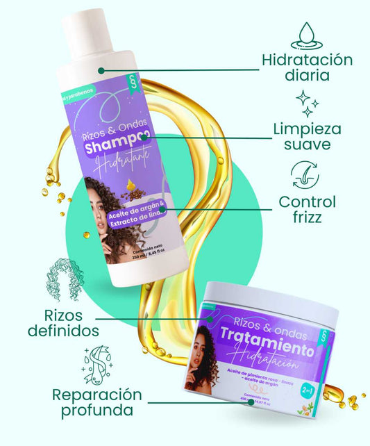 Tratamiento + Shampoo ondas y rizos perfectos