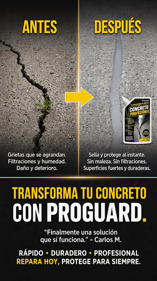 Rellenador de grietas para concreto + Espatula obsequio